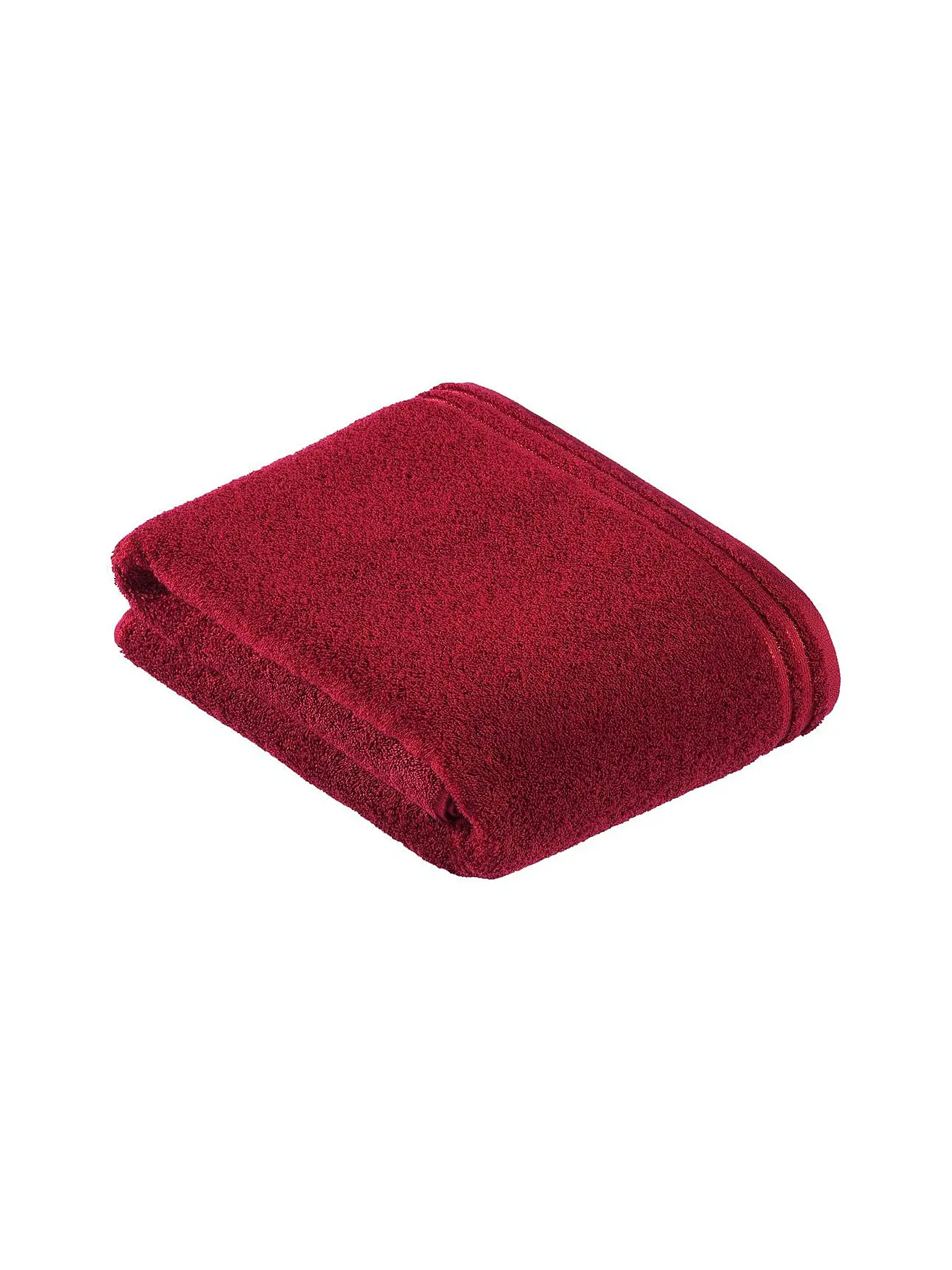 VOSSEN | Badetuch Calypso Feeling 100x150cm (weiss) | rot